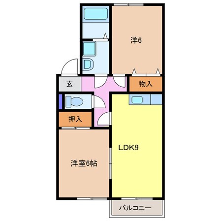 甚目寺駅 徒歩28分 2階の物件間取画像